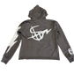 Grey Rhinestone Hoodie