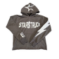Grey Rhinestone Hoodie